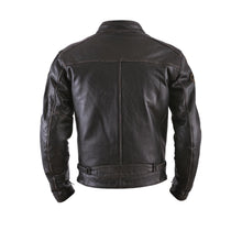 HELSTONS ACE LEATHER MOTORCYCLE JACKET - OLDIES BROWN