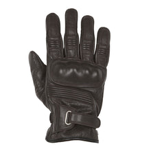 HELSTONS STRADA LEATHER MOTORCYCLE GLOVE - BROWN