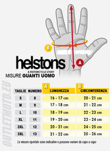HELSTONS CONDOR SUMMER LEATHER MOTORCYCLE GLOVE - CAMEL/BLACK