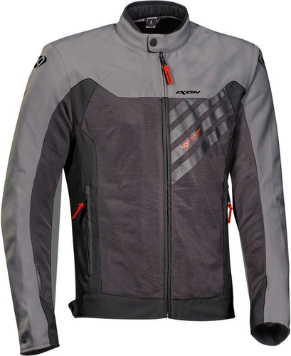 IXON ORION ANTHRACITE/GREY/RED TEXTILE JACKET