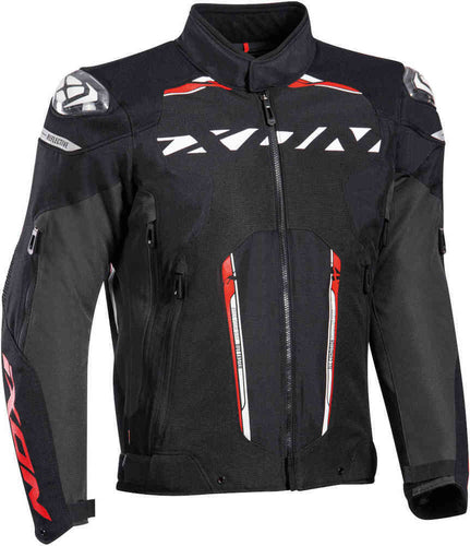 IXON BLASTER BLACK/WHITE/RED TEXTILE JACKET