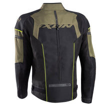 IXON ALL ROAD BLACK/KHAKI TEXTILE JACKET