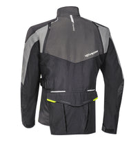 IXON BALDER BLACK/GREY/BRIGHT YELLOW TEXTILE JACKET