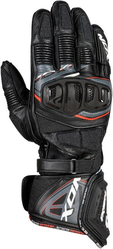 IXON RS REPLICA BLACK/WHITE GLOVES