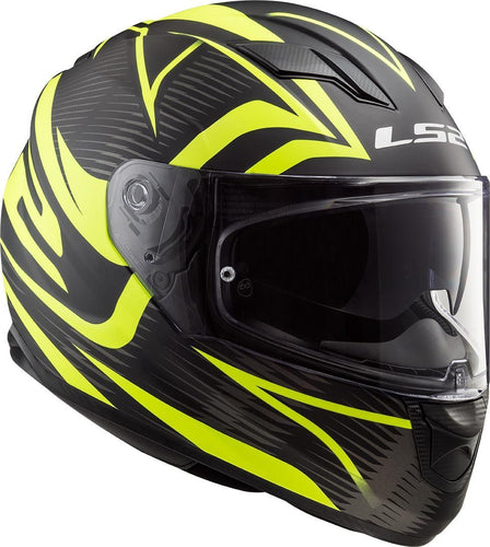 LS2 FF320 STREAM EVO HELMET - JINK MATTE BLACK/YELLOW