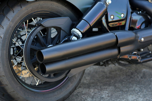 NR MOTO CO CHIEF BOBBER HURRICANE SLIP ON MUFFLERS
