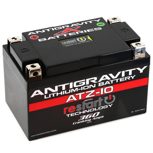 RE-START Lithium-Ion Battery - YTZ10 Case Style AGATZ10RS+ CHARGER