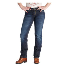 ROKKER THE LADY MOTORCYCLE RIDING JEANS STONEWASHED