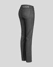 ROKKER THE LADY BLACK MOTORCYCLE RIDING JEANS STONEWASHED
