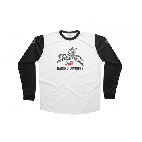 FUEL RACING DIVISION MOTORCYCLE JERSEY - WHITE