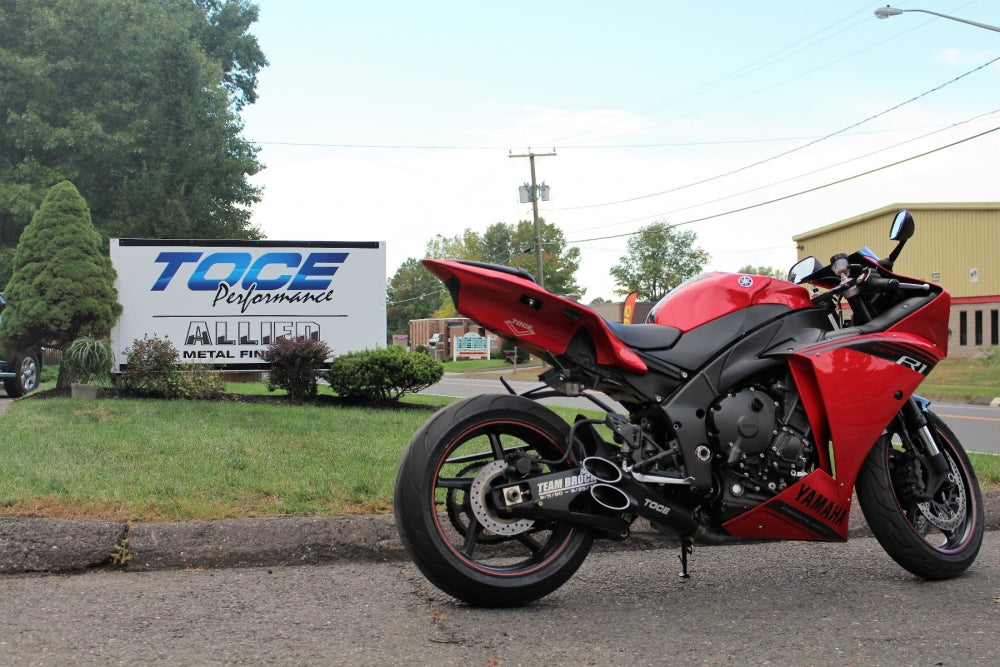 TOCE RAZOR TIP LOW MOUNT EXHAUST - YAMAHA R1 2009-2014