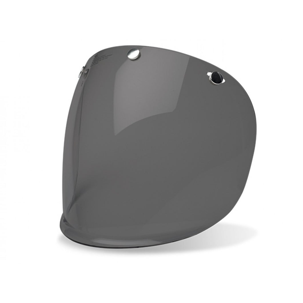 3 Studs Dark Tint Flat Visor